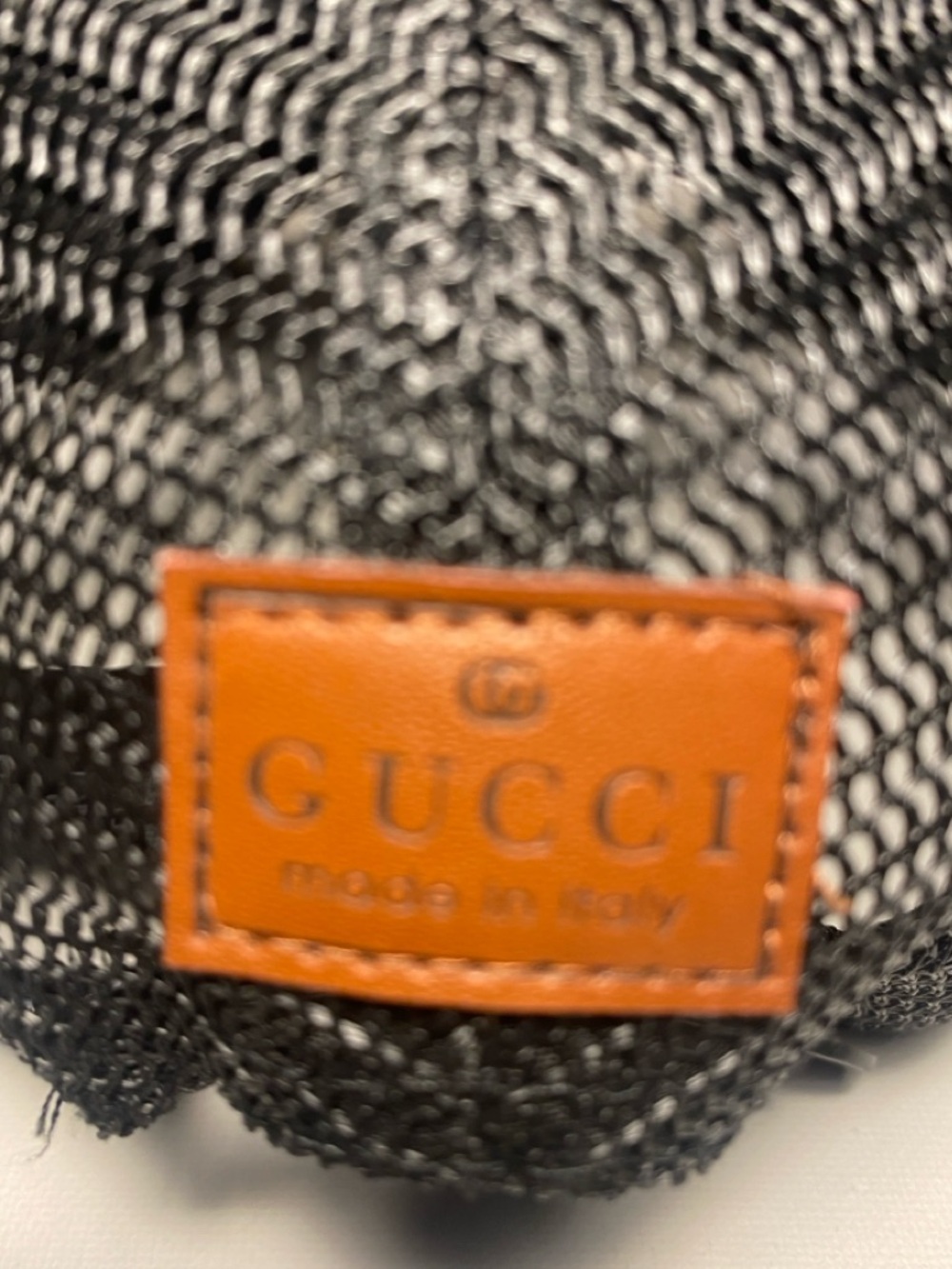 GUCCI Black Trucker SnapBack Hat O/S - Picture 5 of 11